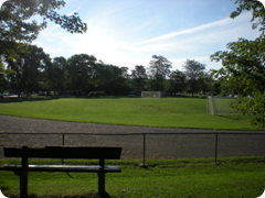 Nearby Parc St. Donat across the street